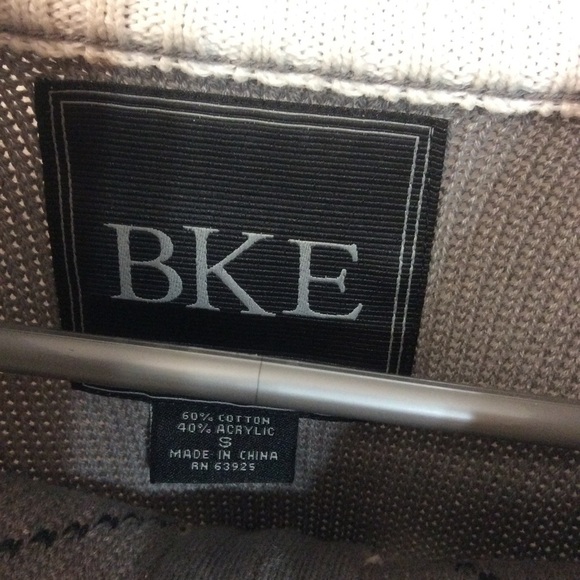 BKE ARGYLE 1/4 ZIP SWEATER - Picture 4 of 5